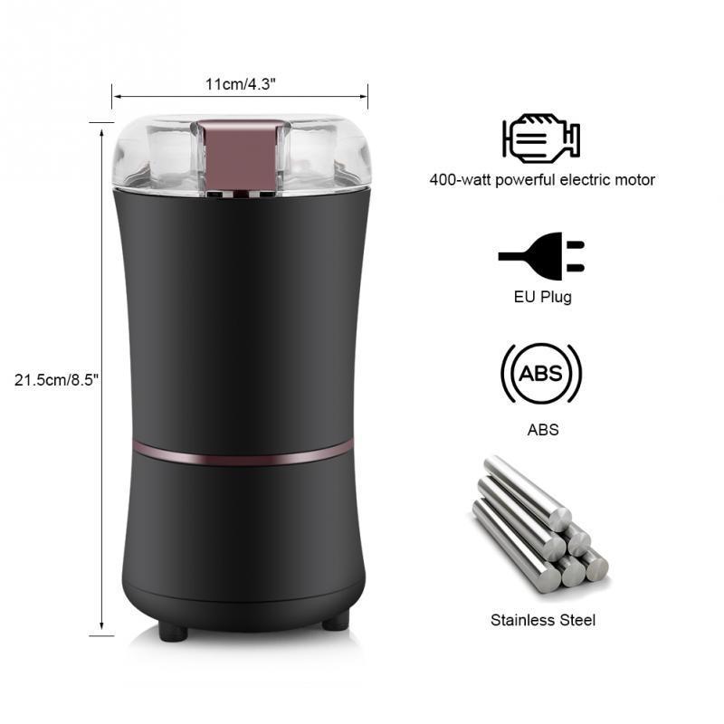 150W High Quality Portable Coffee Grinder Electric Beans Grinder Mini Electric Burr Grinder Mill Herbs Nuts For Home Office