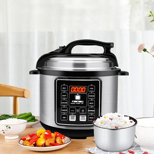 Multifunction Electric Pressure Cookers Soup Porridge Rice Heating Meal Heater Kitchen 6L Intelligent Pressure Cooker for Home