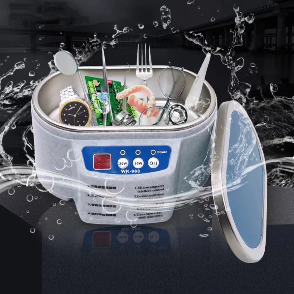 30/50W Digital Ultrasonic Cleaner 500ml Washing Jewelry Necklace Ring Glasses Watch Brush Ultrasound Washer Cleaner Tool Machine