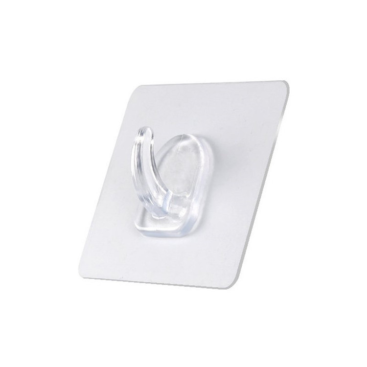 Traceless Hooks Transparent Wall Hook for Coat Key Towel Self Adhesive Door Wall Hanger Kitchen Bathroom Strong Hook