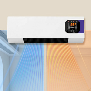 Heater and Air Conditioner Combo Wall Mounted Desktop 2in1 Electric Heater Air Conditioner Timing Function Heating and Cooling