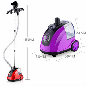 1800w Clothes Fabric Steamer Garment Steamer Powerful Fabric Steamer with Fabric Brush and Garment Hanging Clothes Machine