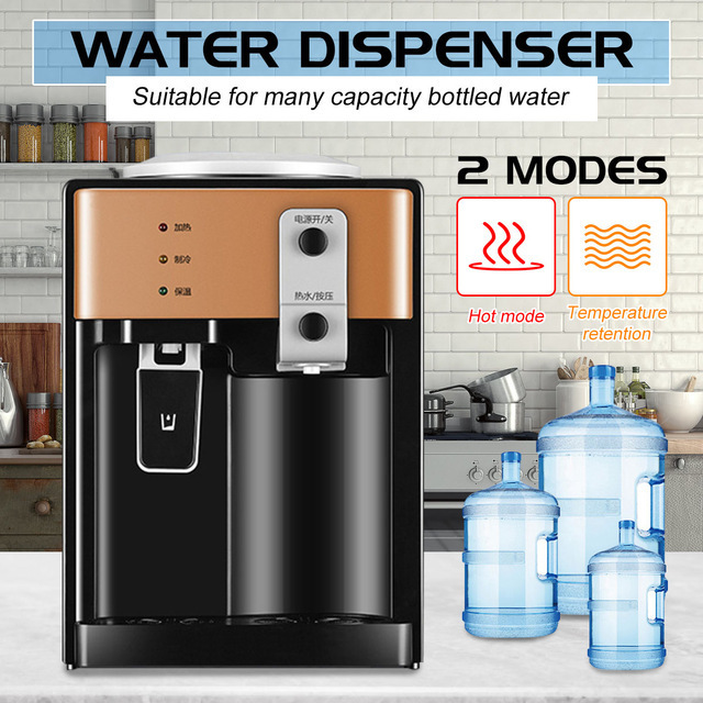 Wholesale Electric New Electric Water Dispenser Table Top Cold And Hot Water Cooler Heater Home Office Coffee Water Dispenser