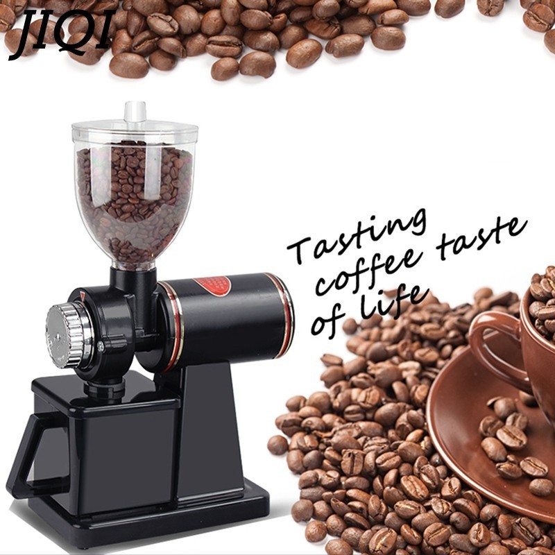 110V220V Stainless Steel Espresso Coffee Grinder Automatic Mill Flat Burrs Adjustable Italian Coffee Grinder Machine