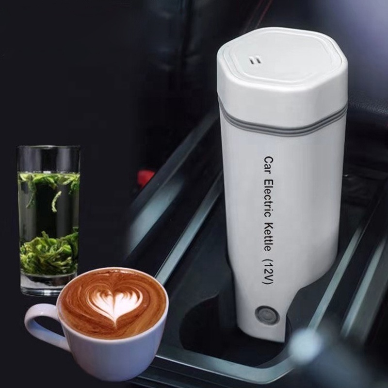 12V/24V/110V/220V Portable Electric Water Kettle Car Household Travel Small Electric Heat Cup Boil Water Coffee Electric Kettle