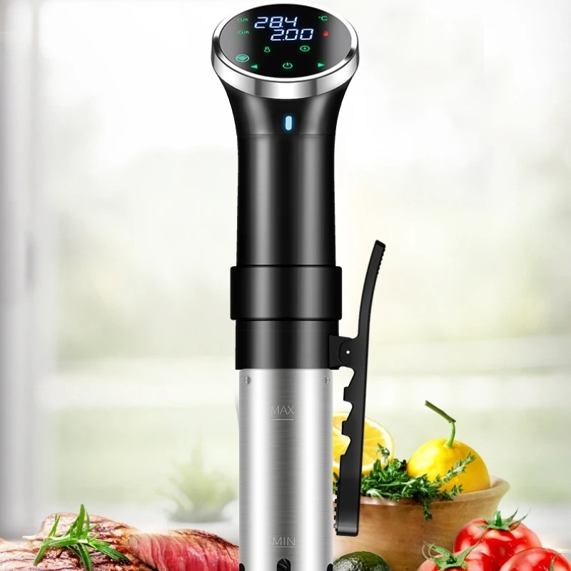 Vacuum Sous Vide Cooker IPX7 Waterproof Heater Immersion Circulator Slow Cooker with Digital Display Reservation Function