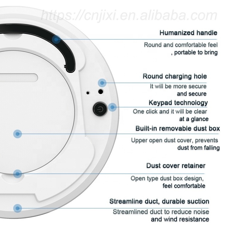 Automatic Cleaning Robot Commercial Smart Broom Vacuum Sweeping Robot Smart Vacuum Cleaner Robot 3 In1 Mop Sweeper Clean Machine