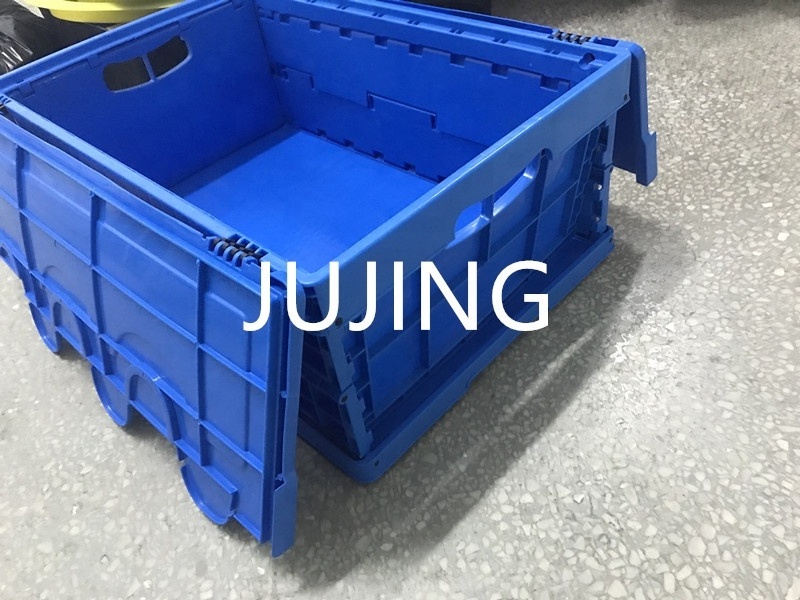 turnover stackable folding Box for covers Transportation vegetables Storage vented Home and car trunk storage