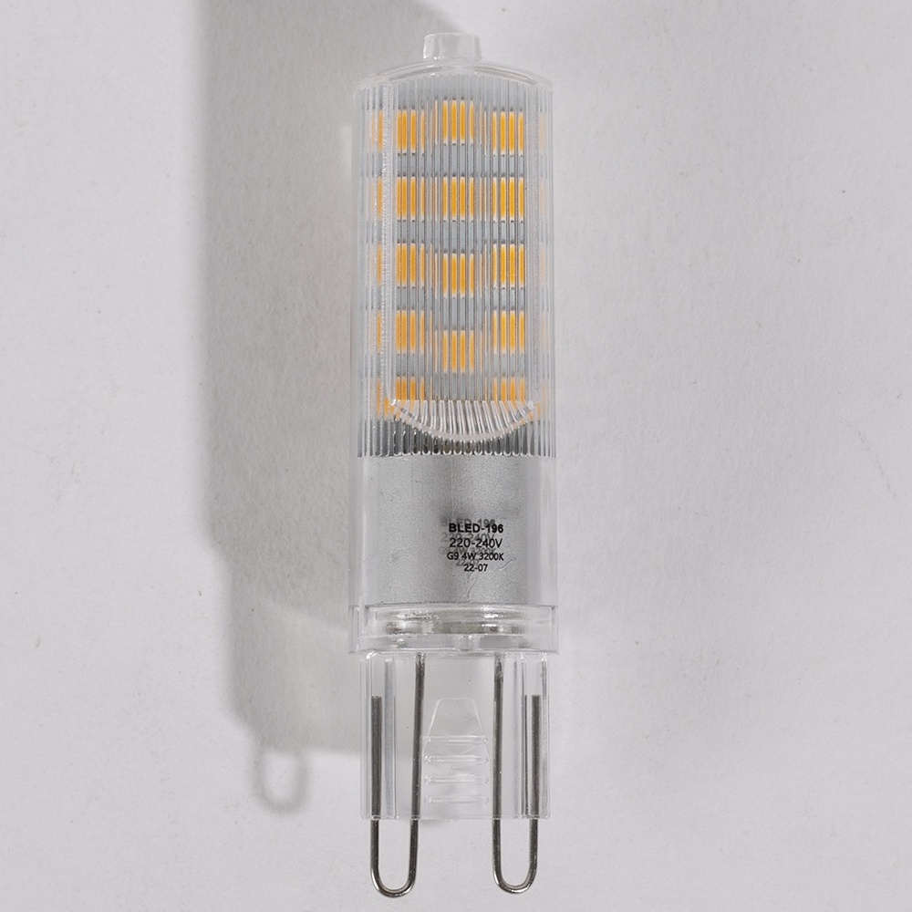 classic design light glass cob led bulb g9