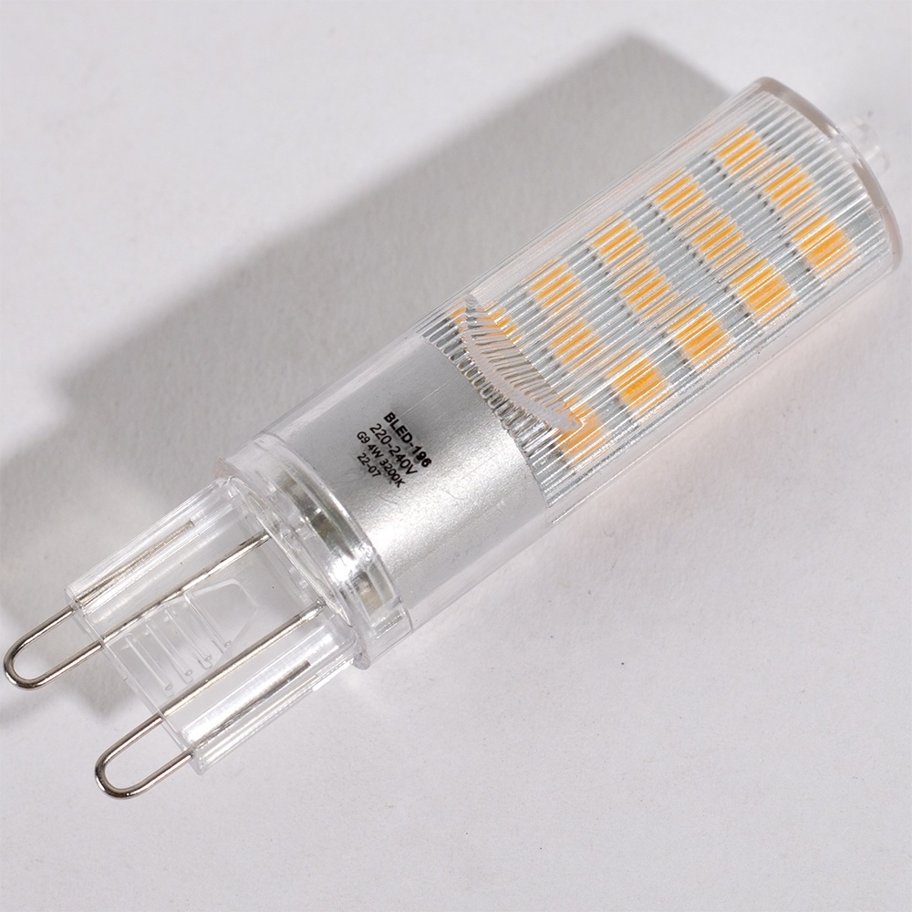 classic design light glass cob led bulb g9