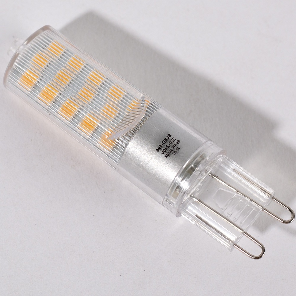 classic design light glass cob led bulb g9