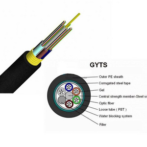 FFTH Outdoor Optic Cable Directally Buried Tube Bundle Gyta53 4-288 Core Loose Tube Fiber Optical Cable