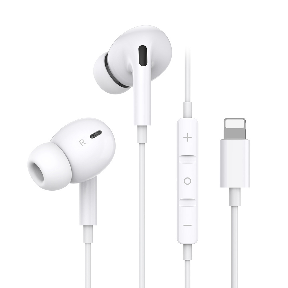 High Quality Noise Cancelling Wired Earphones For iphone Wired Headphones  With Mic