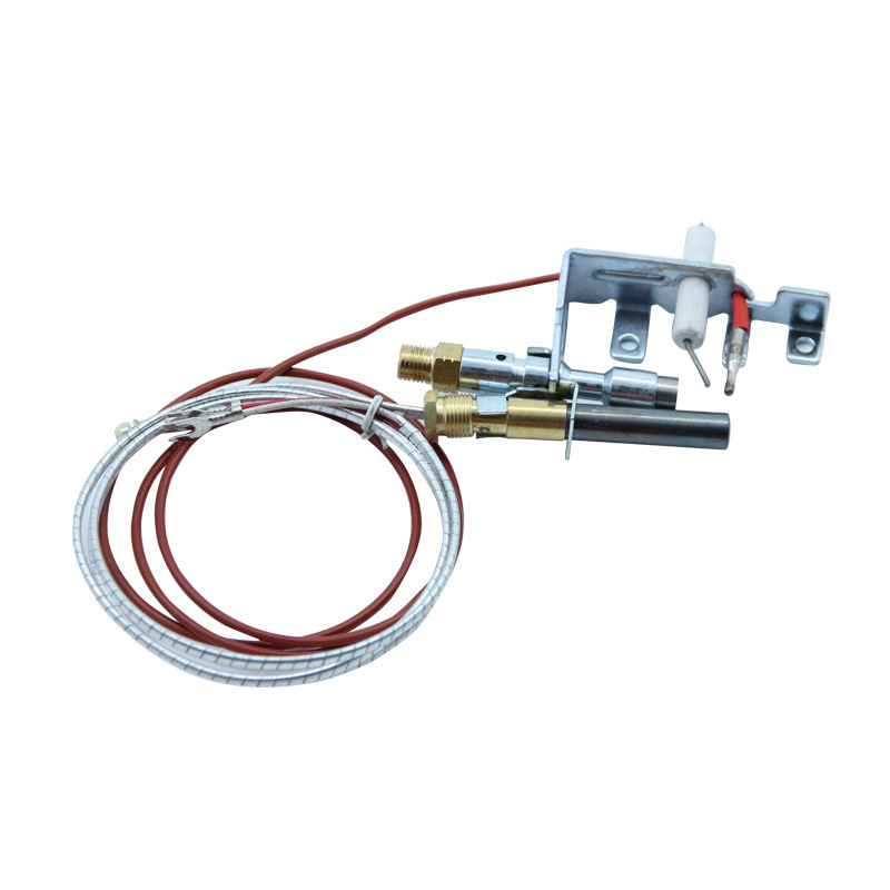 Gas valve with piezo ignition for outdoor heaters