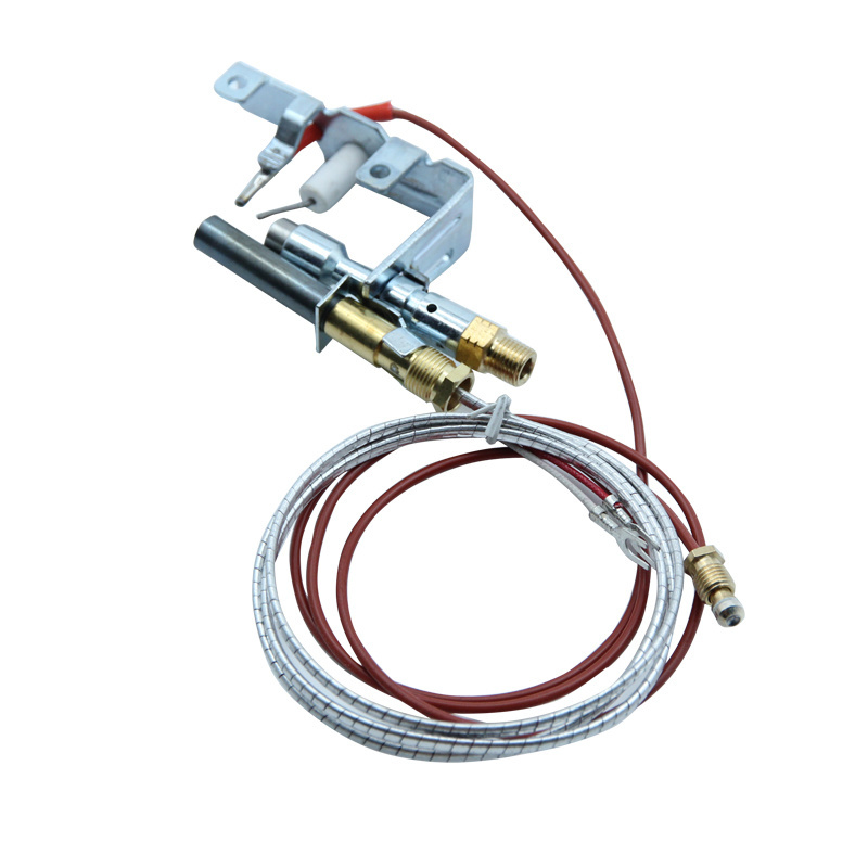 Gas valve with piezo ignition for outdoor heaters