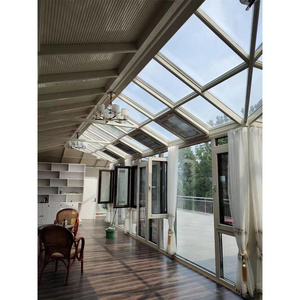 Factory Custom sun shade house sun protection sheet for house  sun room glass house outdoor prefab