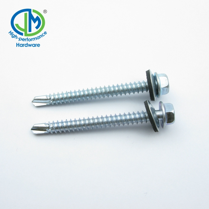 Roofing Screws Hex Sems Screws Oem With Epdm Washer