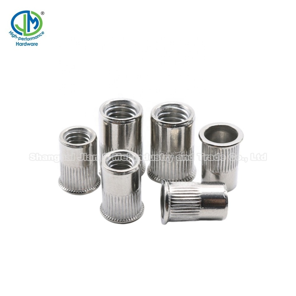 JM Standard Rivet Nut M4 M5 M6 M8 In Stock Flat Head Countersunk Head Riveted Nuts