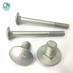 Zinc nickel alloy surface m20 grade 8.8 din 603 carriage bolts