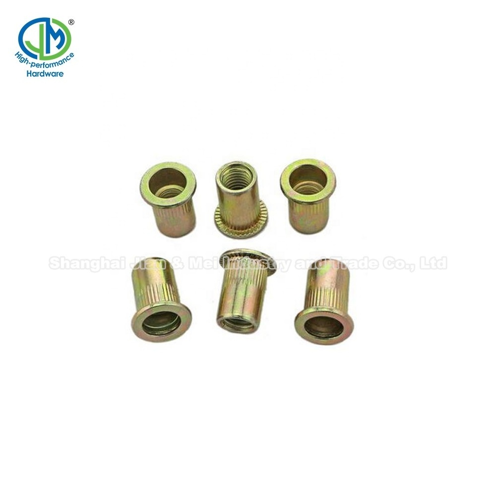 JM Standard Rivet Nut M4 M5 M6 M8 In Stock Flat Head Countersunk Head Riveted Nuts