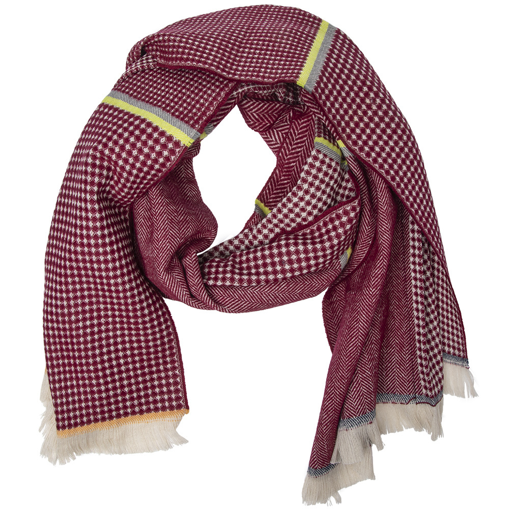 2023 New Designer Warm Soft Pashmina Neck Scarves Shawl Blanket Plaid Tassel Cashmere Winter Scarf for Men