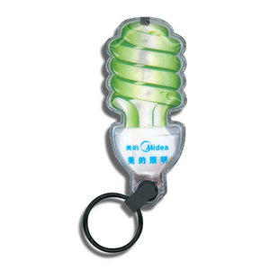 OEM Led light torch key chain key tags promo custom logo CMYK full color printing pvc keychain light led flat flashlight