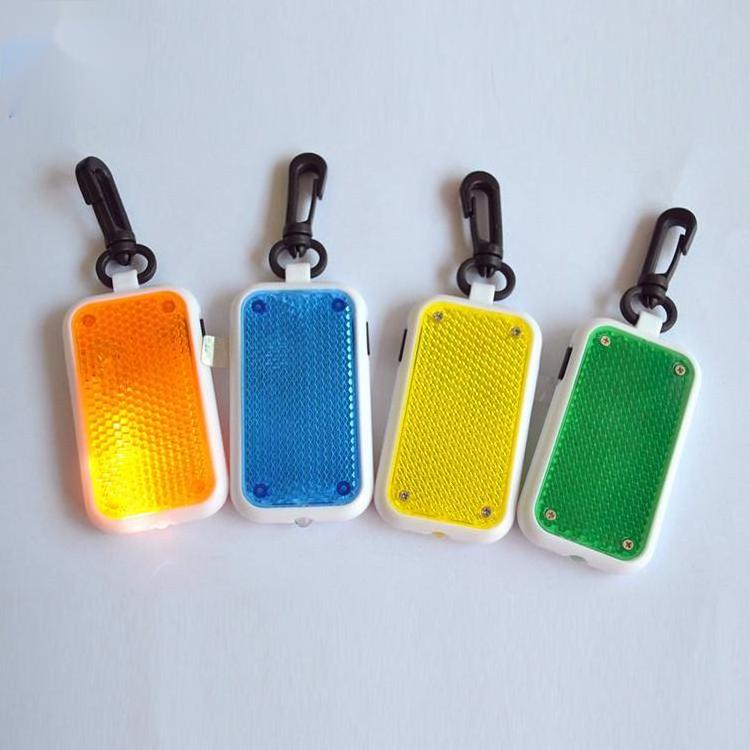 Ultra Bright Stylish Reflective Gear for jackets Bags Backpacks Strollers Wheelchairs Christmas Safety Reflective Keychain