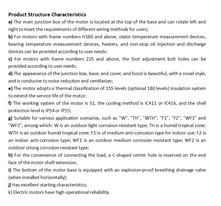 Cheap High quality High efficiency Energy saving 10 hp electric motor 3 phase Environmentally friendly