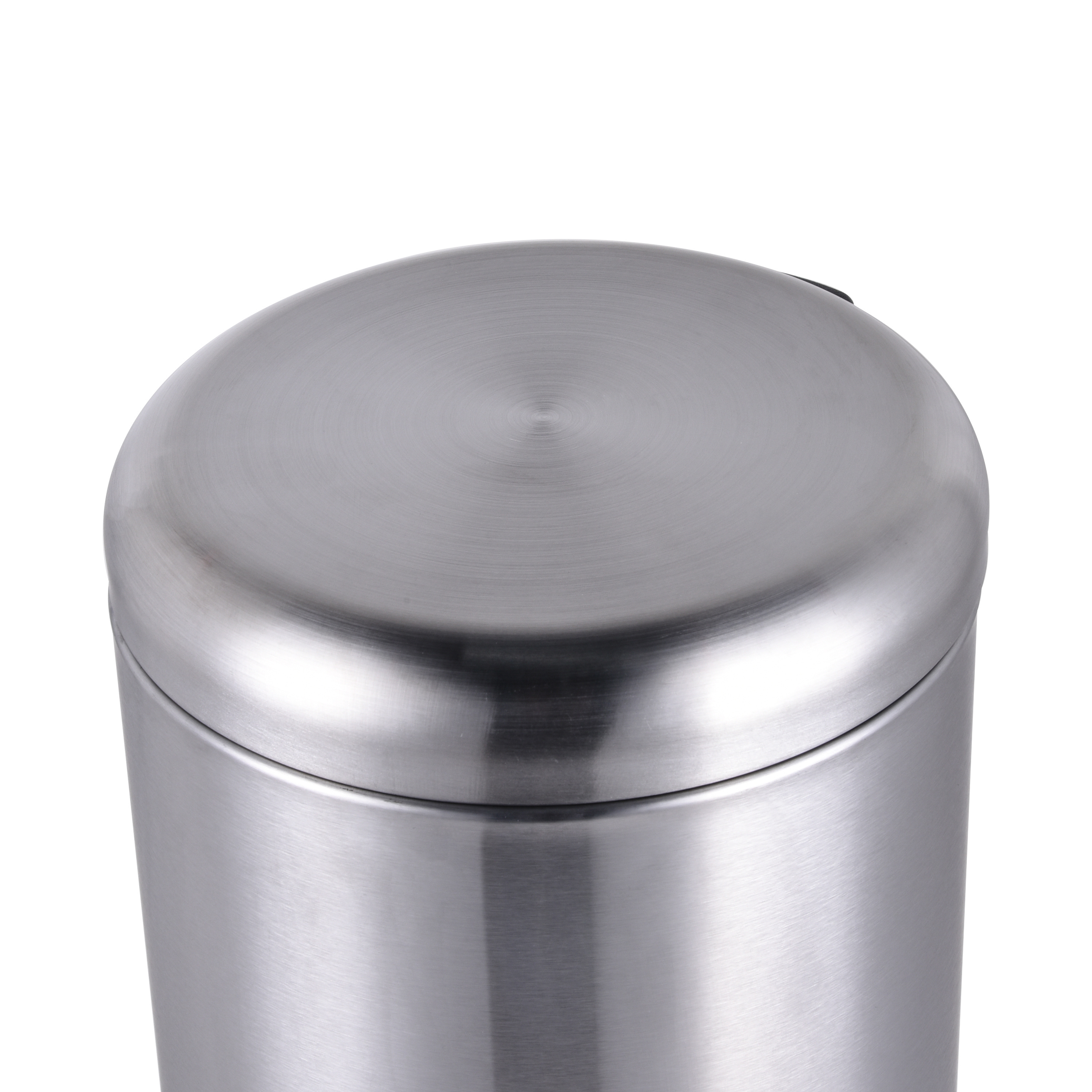 Victory wholesale 3L 5L 12L 20L 30L kitchen food waste bins round stainless steel garbage bin lid waste for hotel room Trash Can