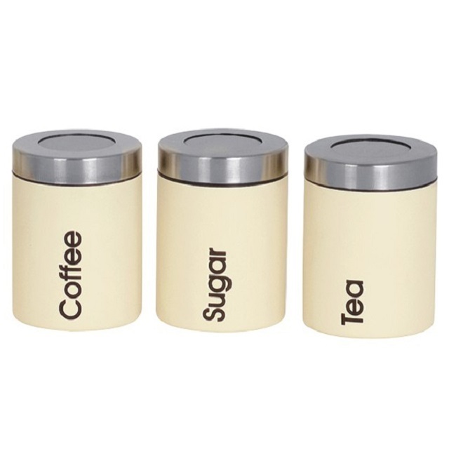 Stainless Steel Kitchen Canister Sets Food Storage Canister with airtight Lid