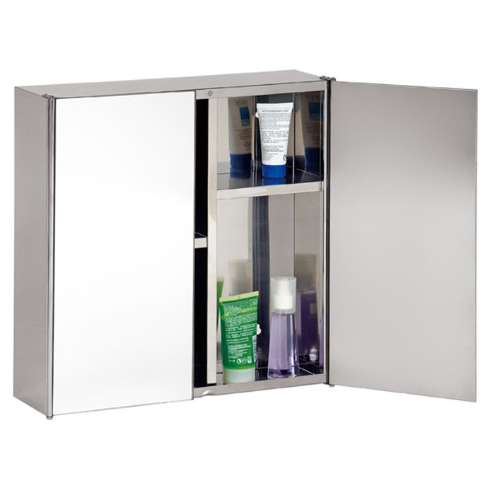 High quality bathroom wall cabinet stainless steel medicine cabinet with mirror door