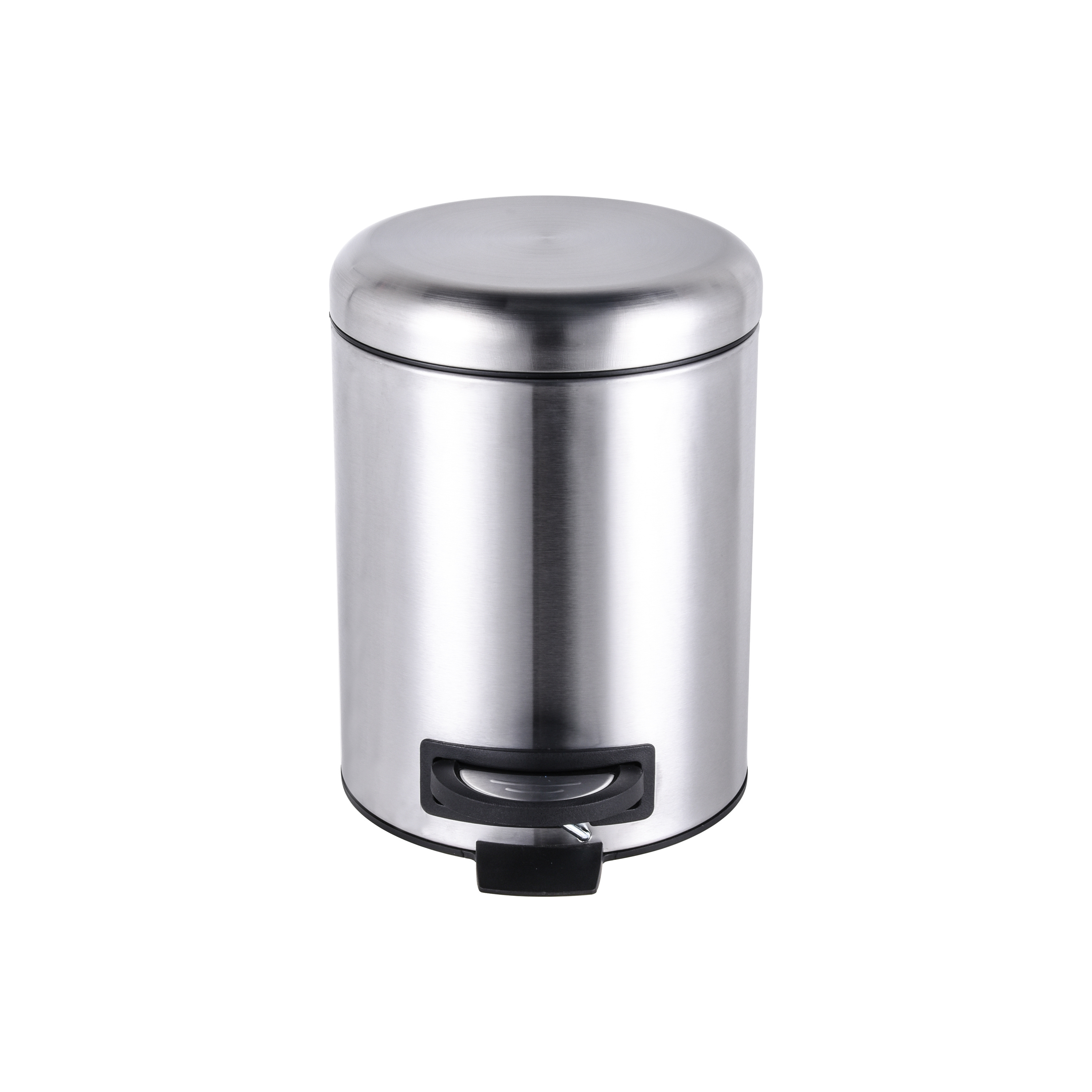 Victory wholesale 3L 5L 12L 20L 30L kitchen food waste bins round stainless steel garbage bin lid waste for hotel room Trash Can