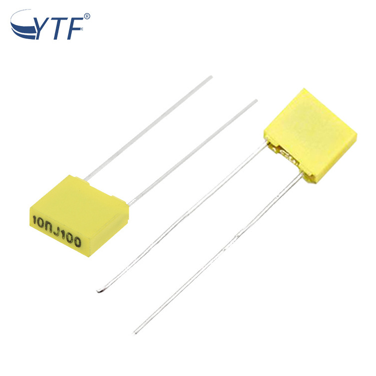 Factory Direct Sale CL71 Organic Film Material 0.01uf 10NJ100V In-Line Welding Machine Special Capacitor