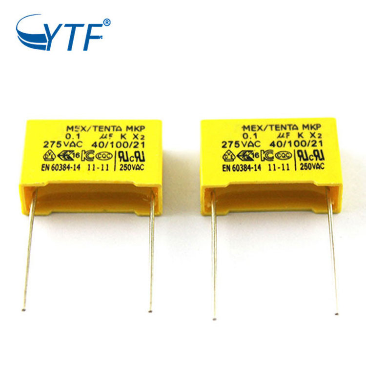 China Manufacturer Welding Machine 0.1uf Factory Price Mkp X2 Capacitor 104k 275v