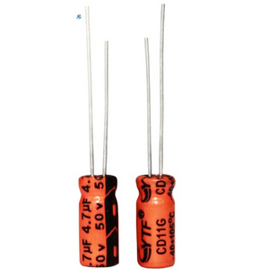 Radial Type Aluminum Electrolytic Capacitor 4.7UF 50V  With Low  price ForGeneral Purpose