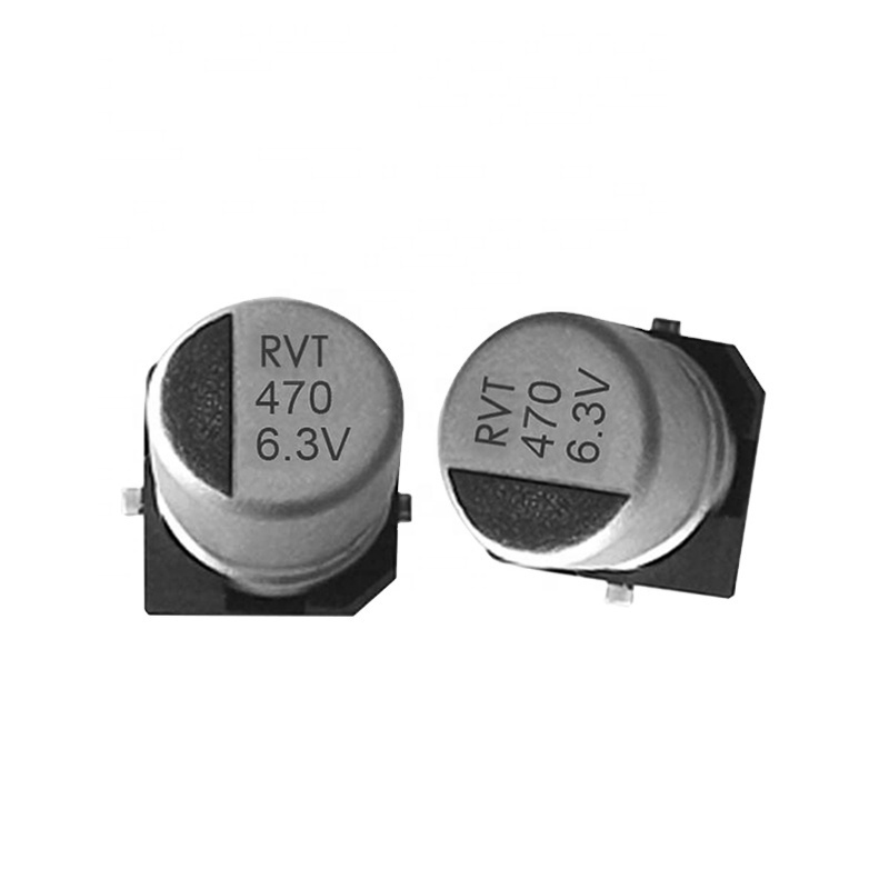 High Quality Electrolytic Capacitors Low Leakage Current 8*10.2mm 6.3V 470UF