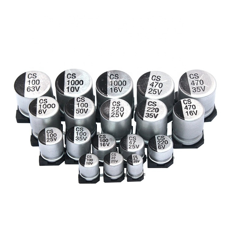 High Quality Electrolytic Capacitors Low Leakage Current 8*10.2mm 6.3V 470UF