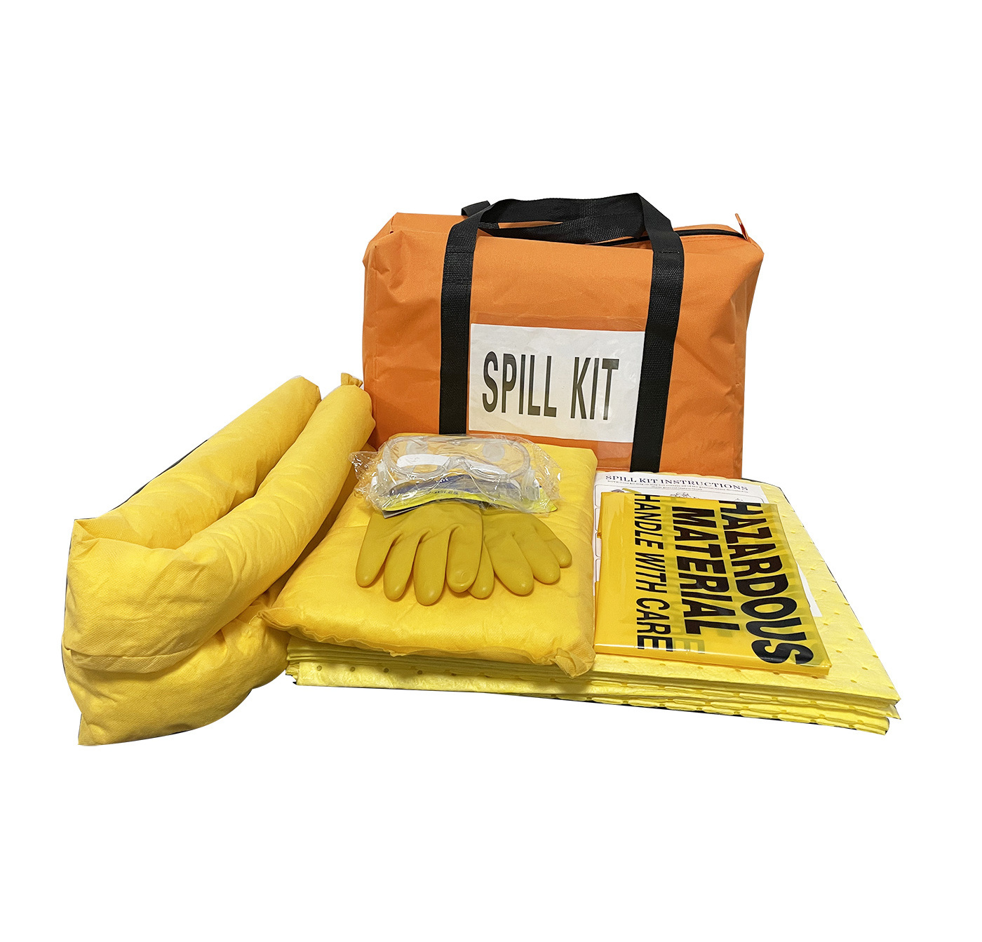 Factory Customizable 25L/30L Yellow Chemical Economy Portable Spill Kit