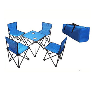 Double Folding Chair Umbrella Table Cooler Fold Up Beach Picnic Camping Garden Camping Chair chaise lounge