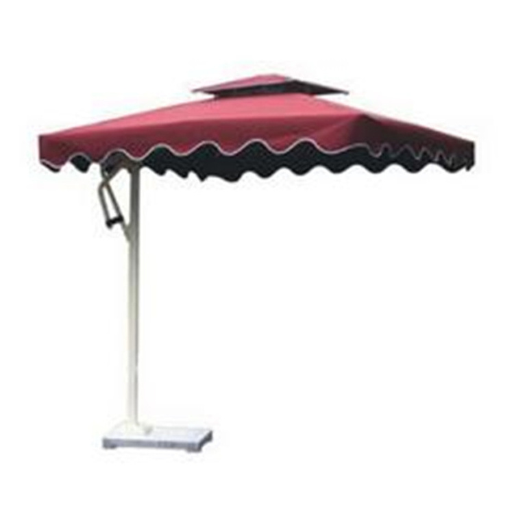 Standard outdoor leisure coffee restaurant pole bench large umbrella