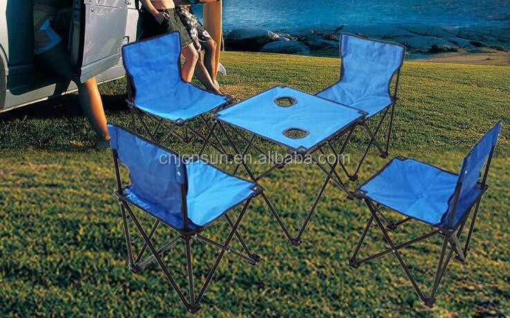 Double Folding Chair Umbrella Table Cooler Fold Up Beach Picnic Camping Garden Camping Chair chaise lounge