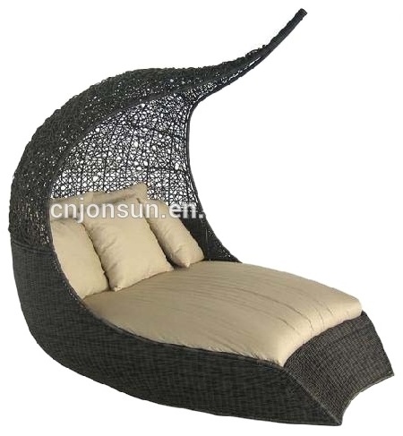 Selling Synthetic Wicker Sunbed Rattan Pool Sunbed Outdoor Daybed