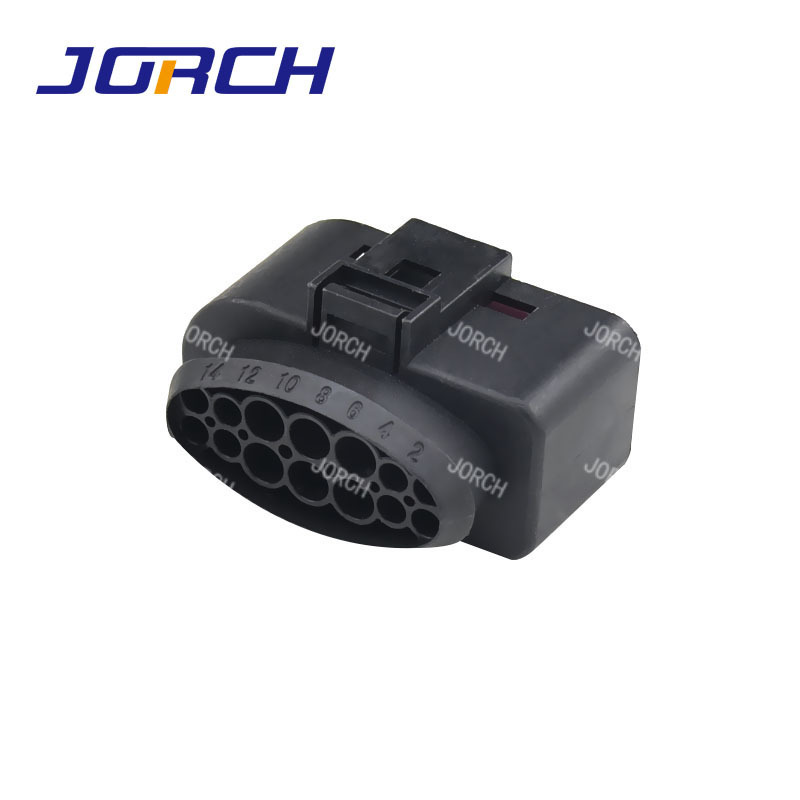 14 Pin Female Waterproof Auto Wire Harness Connector 1J0973737 for Xenon HID Headlight DJ7141-1.5/3.5-21