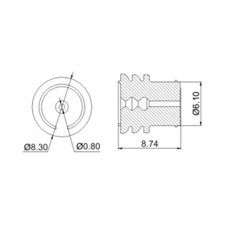 Automotive Connector Accessories Seals Plugs Single Wire Seal  Electrical Silicone Plug  963243-1