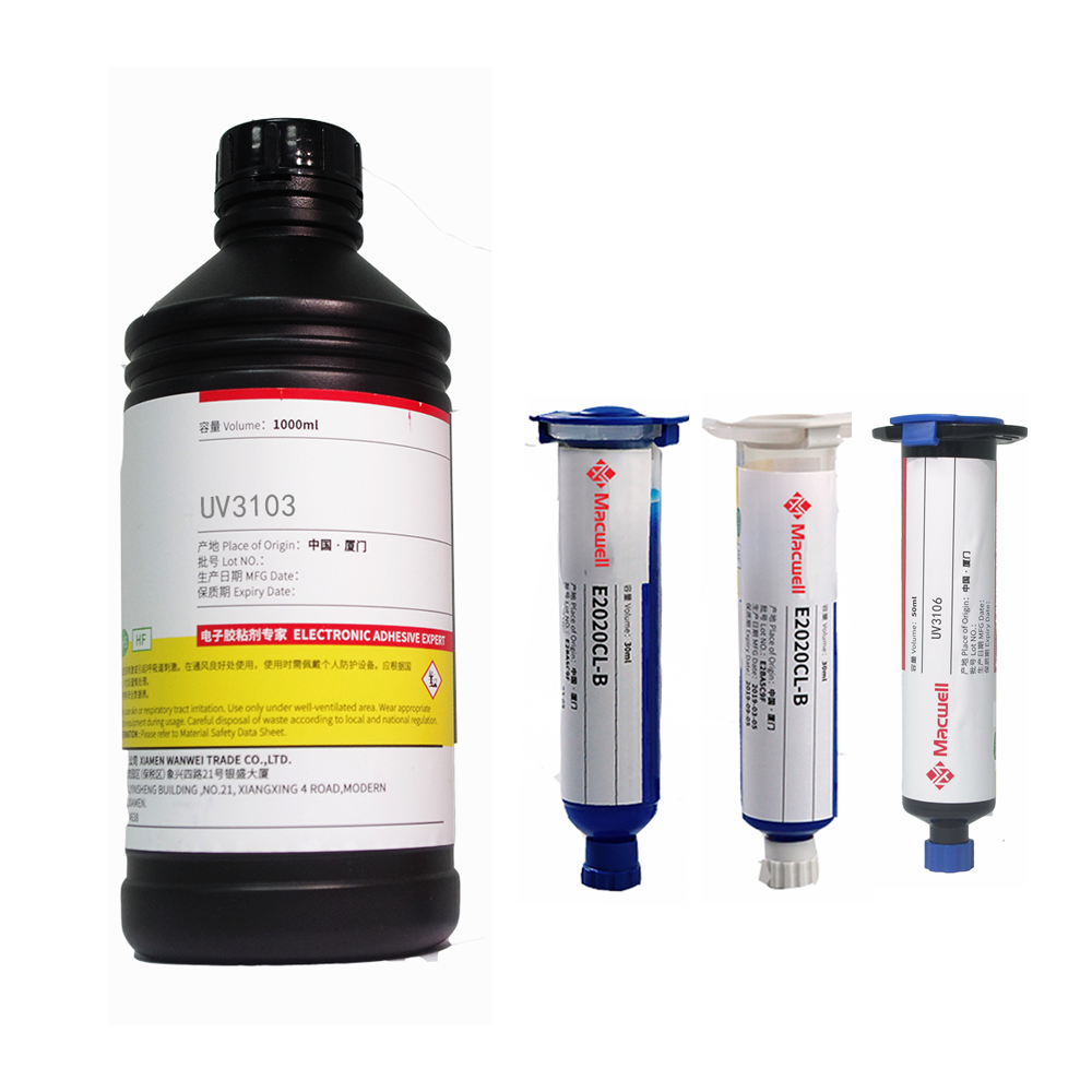 Good flexibility High adhesion for Plastic, Metal, Glass uv glue super glue