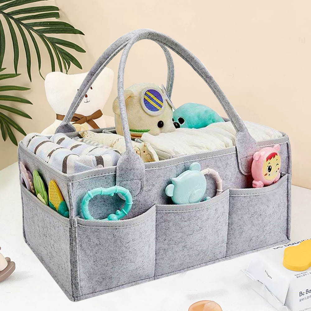 Baby Diaper Caddy Organizer Bag for Baby Baby Shower Basket