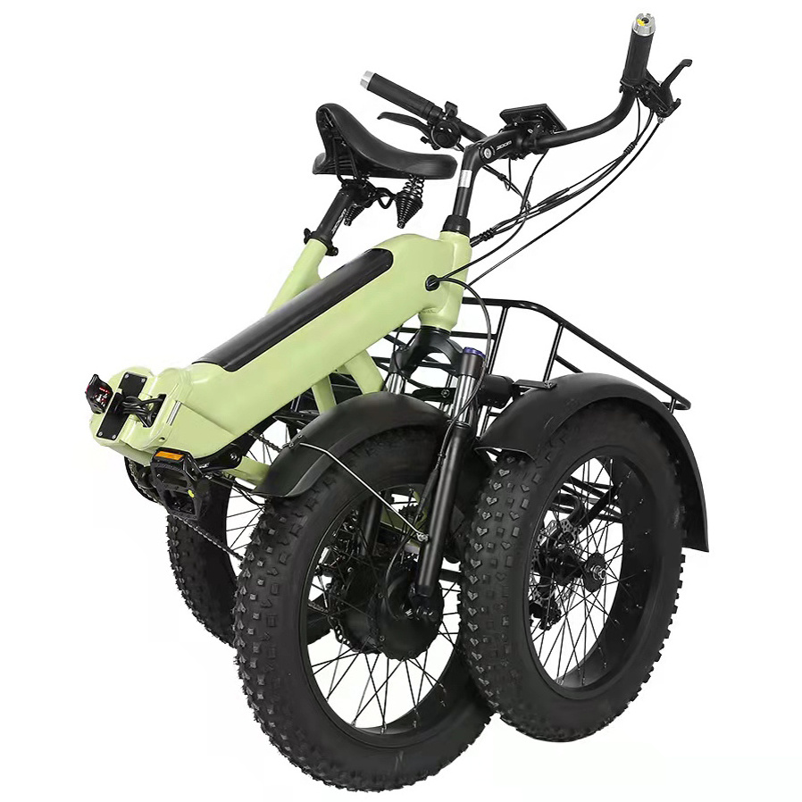 Joyebikes electric trike fat tire 3 wheel Electric Tricycle three wheels adult cargo electric bike