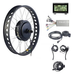 Joyebikes 48-90V 1500W 2000W fat tire ebike kit for electric snow bike;ebike conversion kit