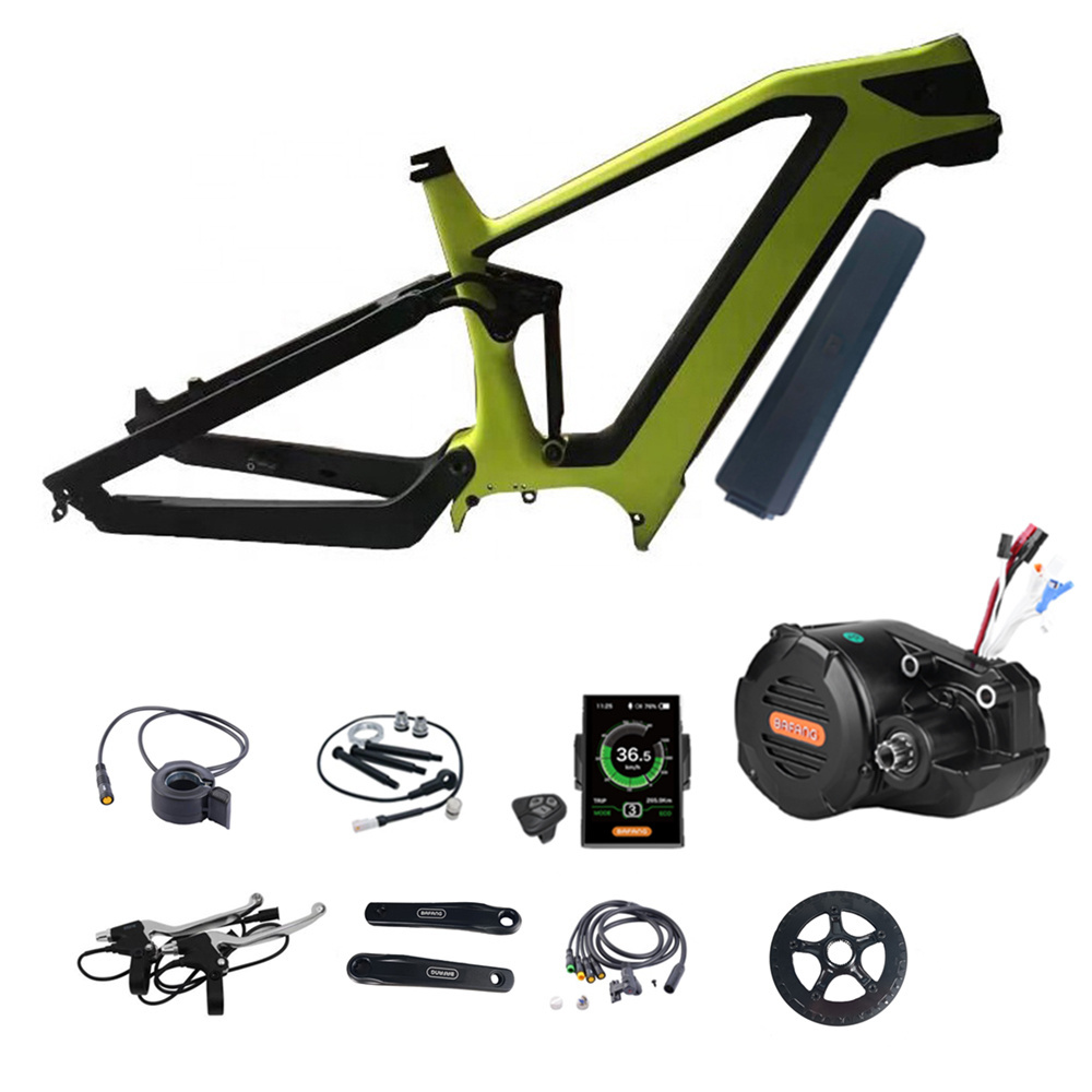 Joyebikes Bafang M620 motor 48v 1000w mid drive motor  frame kits 27.5er 29er Full Suspension MTB ebike frame