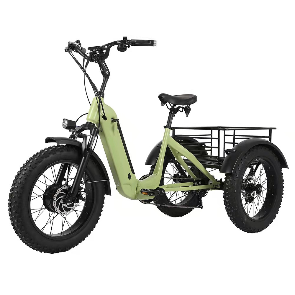 joyebikes Folding trikes cargo electric tricycles 48v 500w with brushless front motor and Aluminum alloy frame for cargo